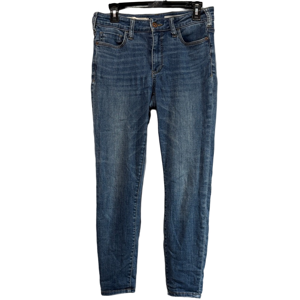Pilcro and the Letterpress Blue Ankle Jeans